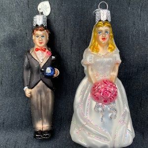 OLD WORLD CHRISTMAS Wedding ornaments